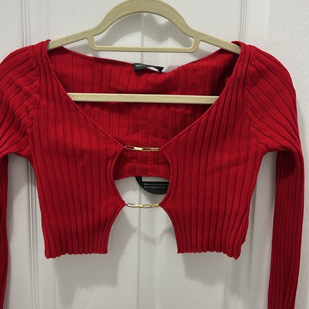 Red Crop Top - image 2